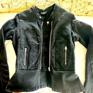 NWNT, bebe Denim Jacket, Size Small